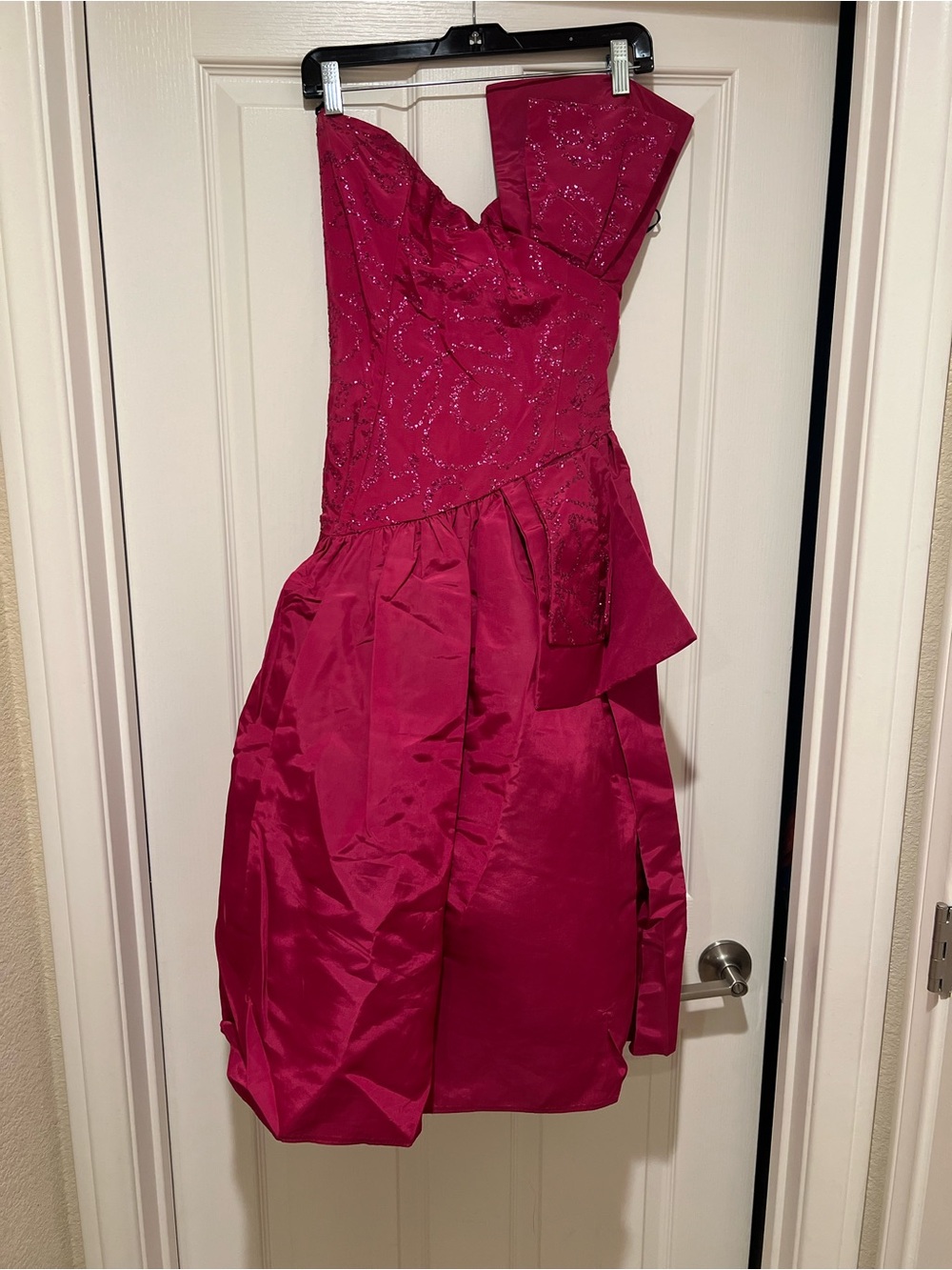 Gunne Sax 80s prom dress Fushia